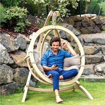Αιώρα Amazonas Globo Chair Taupe (Weatherproof)