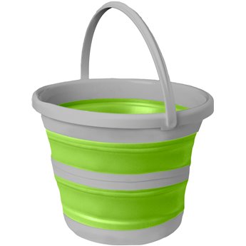 Καλάθι πτυσσόμενο Brunner Drum Fold-Away 15 l Πράσινο/Γκρι