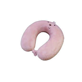 Μαξιλάρι λαιμού BasicNature Kids pink