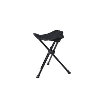 Σκαμπό τρίποδο Travelchair steel μαύρο BasicNature