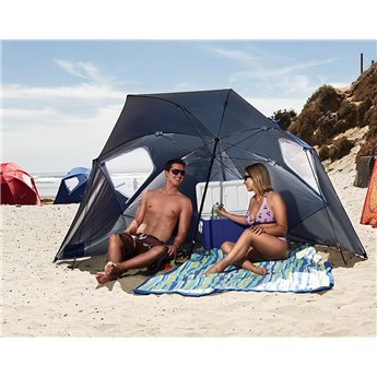 Ομπρέλα παραλίας Sport Βrella Premiere Blue UPF 50 plus 243 cm