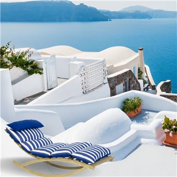 Ξαπλώστρα κουνιστή Amazonas Rocking Lounger Navy