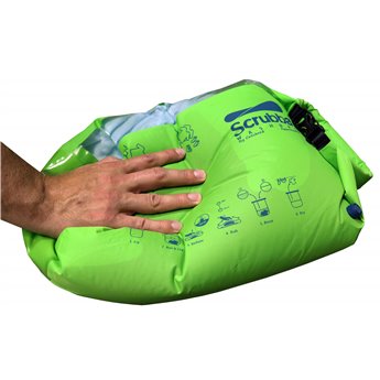 Ταξιδιωτική τσάντα-πλυντήριο Scrubba Wash Bag, Πράσινη 13,5 L